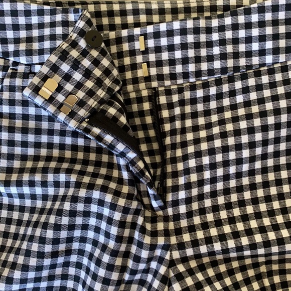 LOFT Gingham Pants size 4 - Picture 4 of 4
